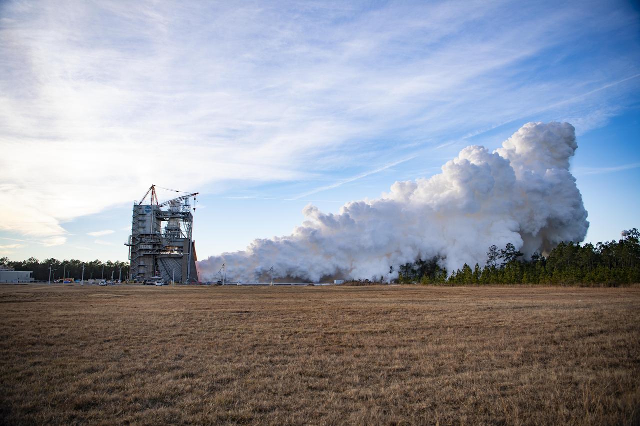 NASA completed a full-duration, 500-second hot fire of an RS-25 certification engine Jan. 17, continuing a critical test series to support future SLS (Space Launch System) missions to the Moon and beyond as NASA explores the secrets of the universe for the benefit of all.